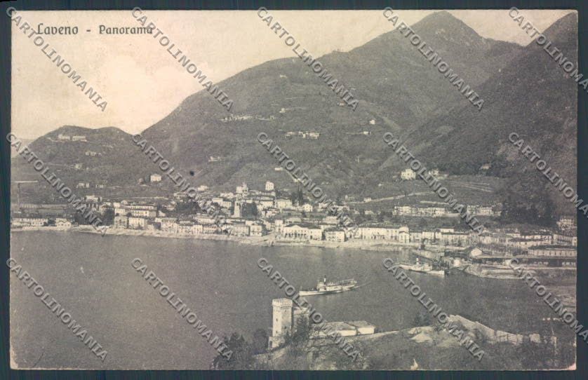 Varese Laveno Battello cartolina LQ8251 – fronte