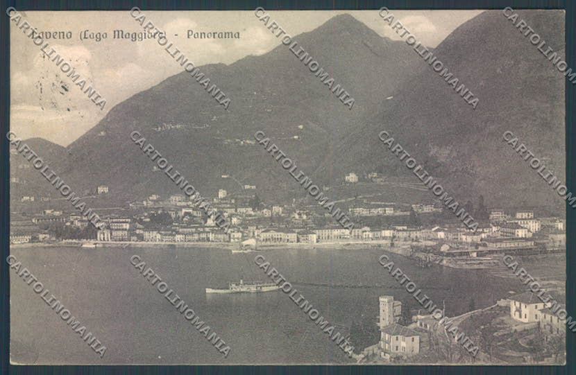 Varese Laveno Battello cartolina LQ8269 – fronte