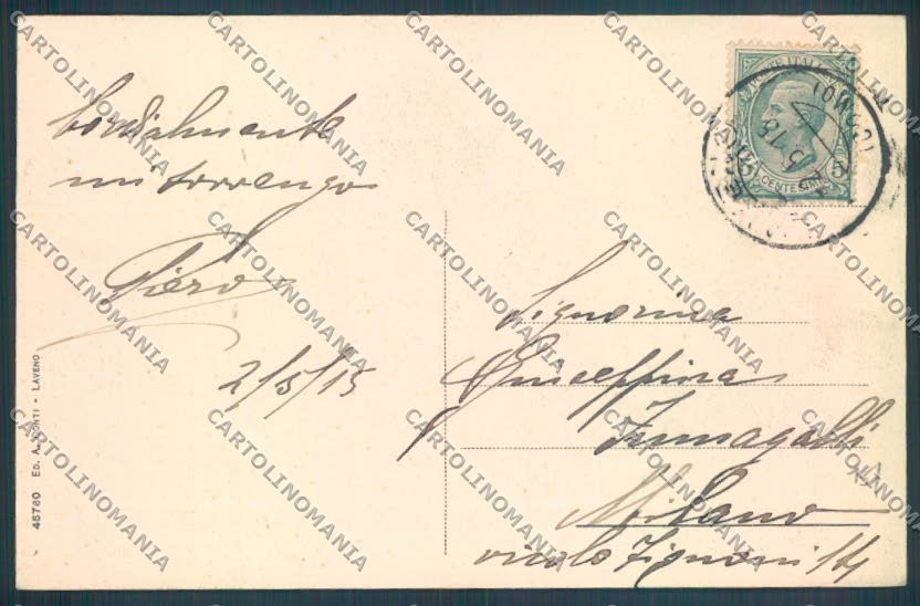 Varese Laveno Battello cartolina LQ8269 – retro