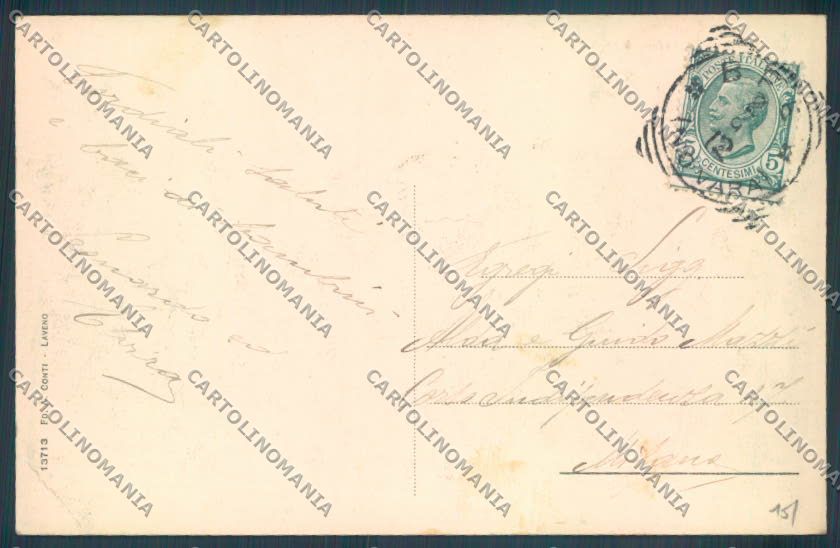Varese Laveno Battello cartolina LQ8271 – retro