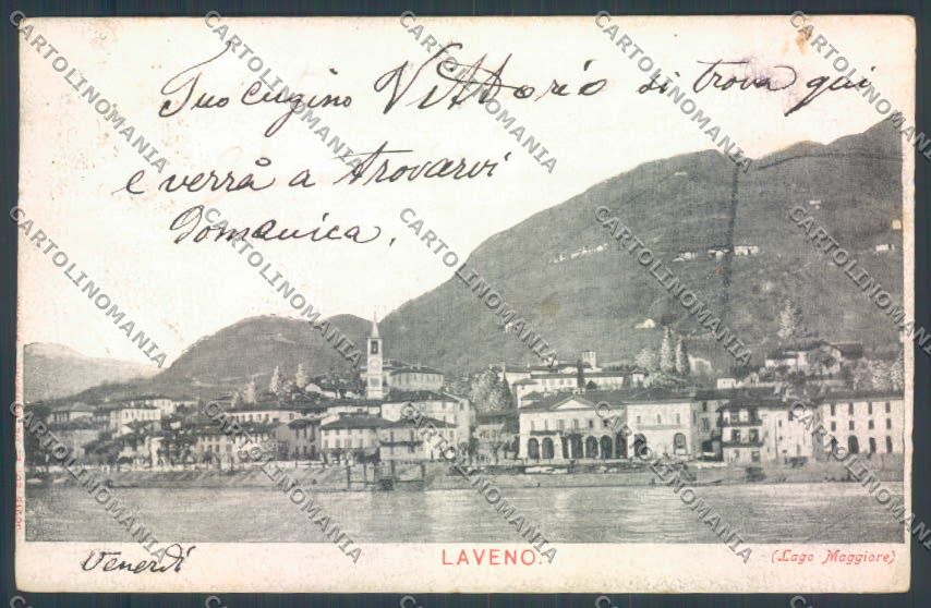 Varese Laveno cartolina LQ8283 – fronte