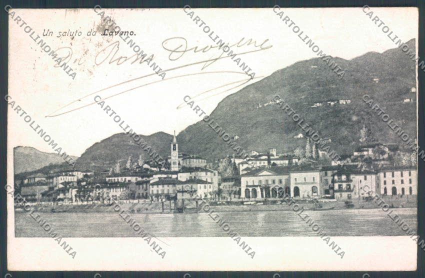 Varese Laveno Saluti da cartolina LQ8286 – fronte