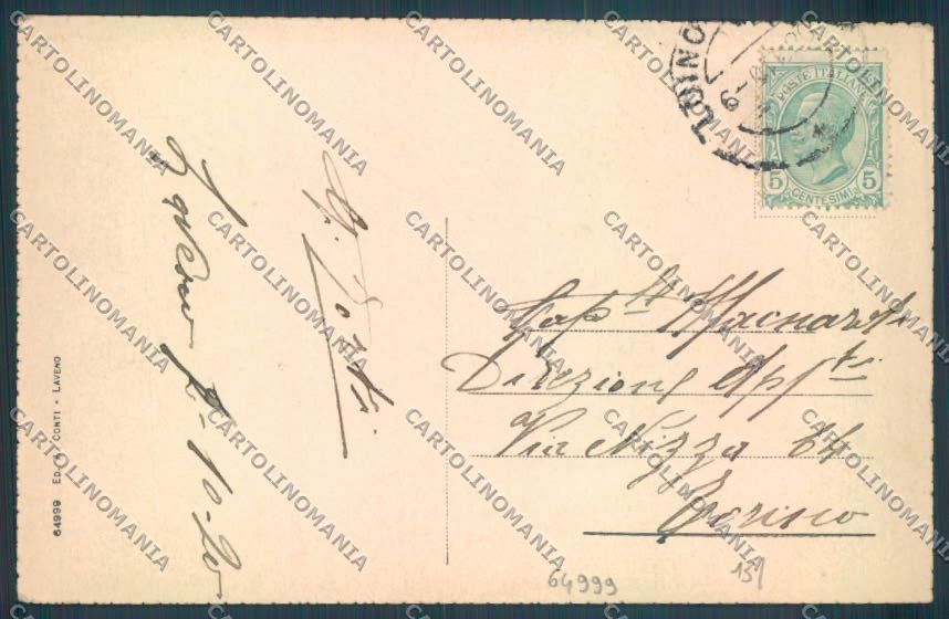 Varese Laveno Saluti da cartolina LQ8297 – retro