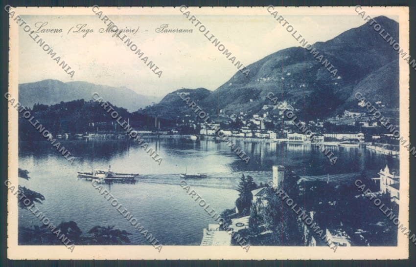 Varese Laveno Battello Saluti da cartolina LQ8303 – fronte