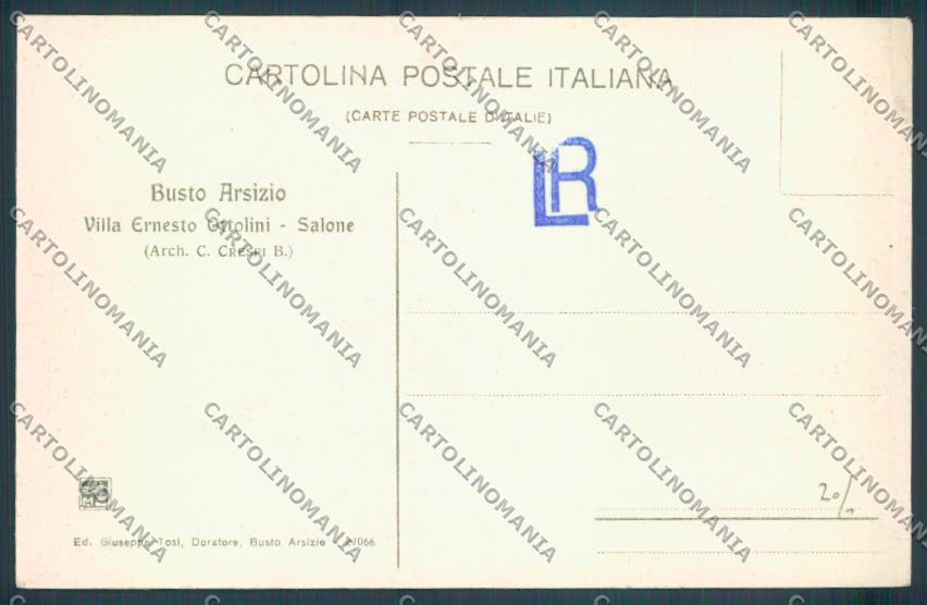 Varese Busto Arsizio cartolina LQ8358 – retro