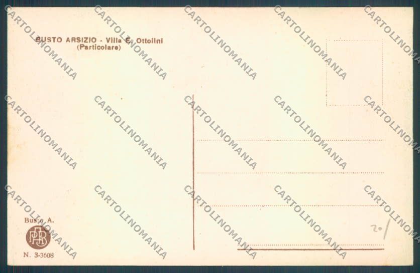 Varese Busto Arsizio cartolina LQ8360 – retro