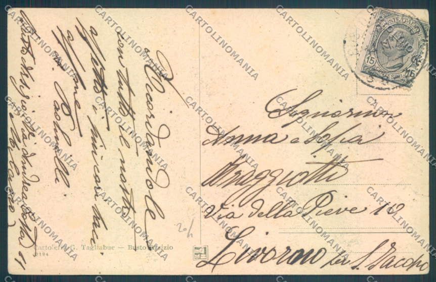 Varese Busto Arsizio cartolina LQ8367 – retro