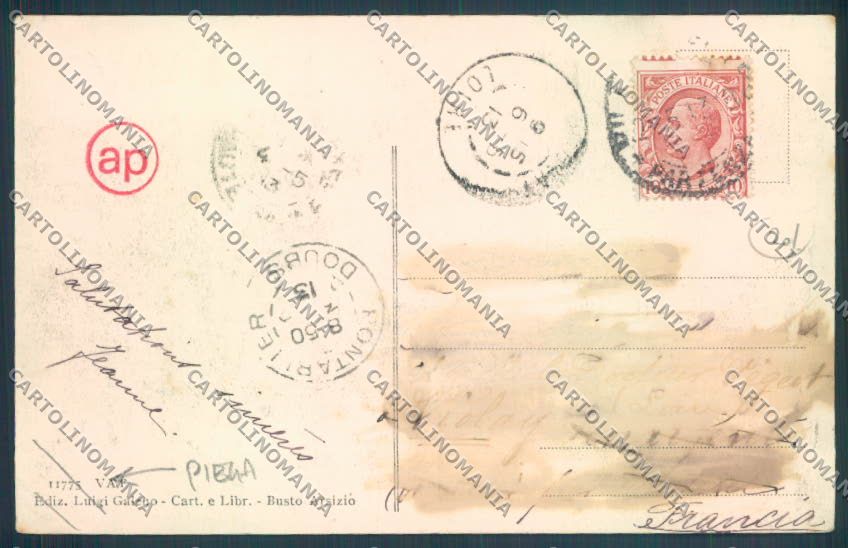 Varese Busto Arsizio cartolina LQ8385 – retro