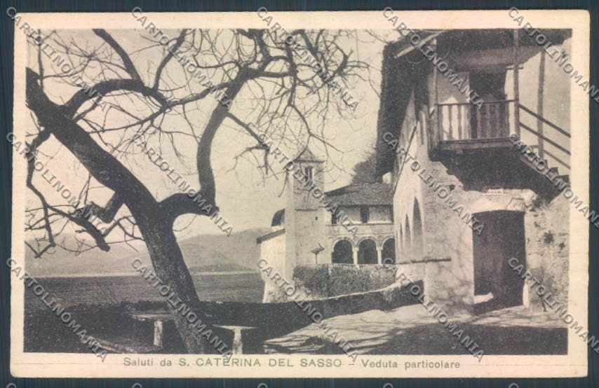 Varese Leggiuno Santa Caterina del Sasso cartolina LQ8404 – fronte