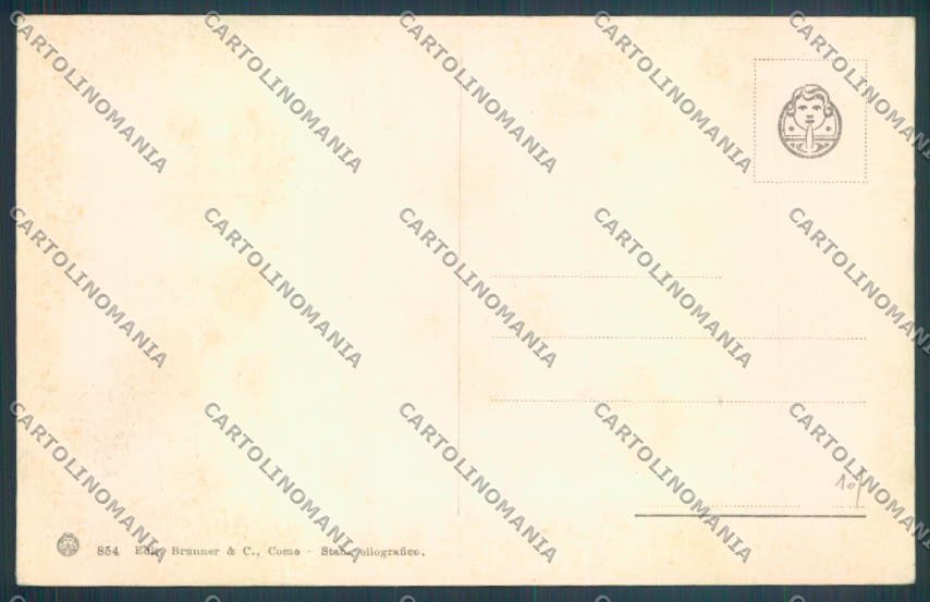 Varese Leggiuno Santa Caterina del Sasso SCOLLATA cartolina LQ8421 – retro