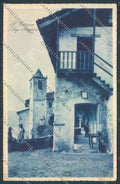 Varese Leggiuno Santa Caterina del Sasso Saluti da PIEGHINE cartolina LQ8423 – fronte