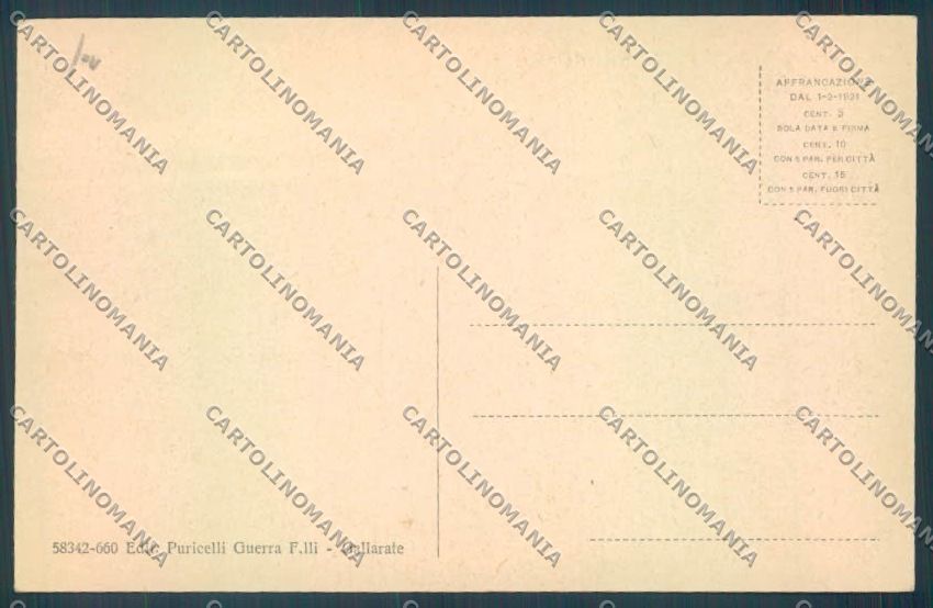 Varese Gallarate Garibaldi cartolina LQ8427 – retro