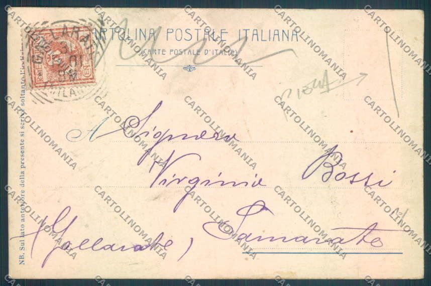 Varese Gallarate PIEGA cartolina LQ8428 – retro