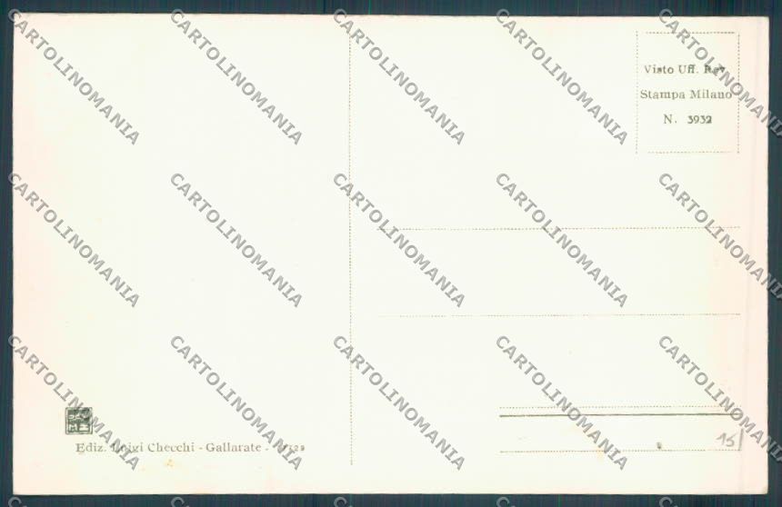 Varese Gallarate cartolina LQ8431 – retro