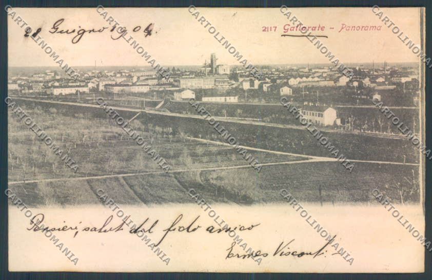 Varese Gallarate cartolina LQ8436 – fronte