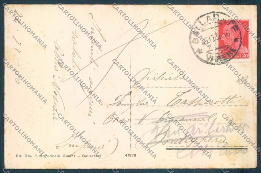 Varese Gallarate cartolina LQ8438 – retro