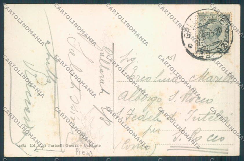 Varese Gallarate PIEGA cartolina LQ8441 – retro