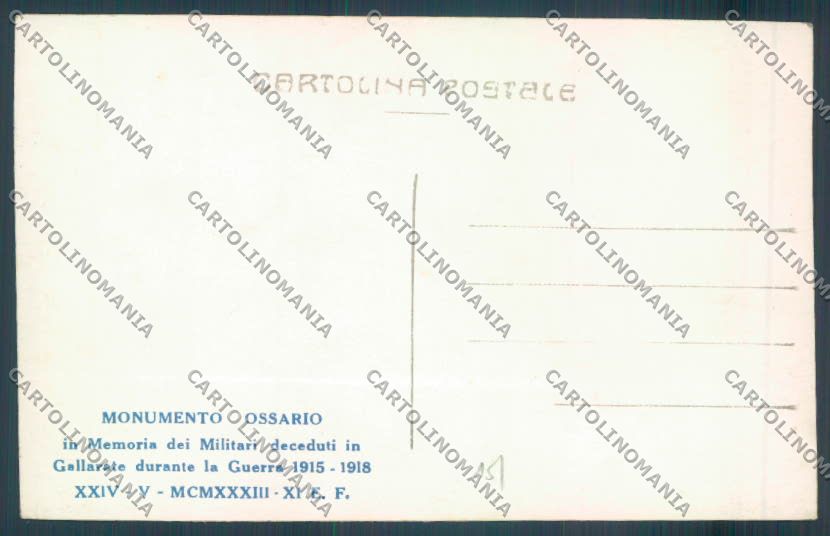Varese Gallarate Foto cartolina LQ8442 – retro