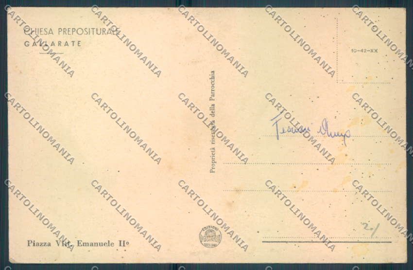 Varese Gallarate cartolina LQ8446 – retro