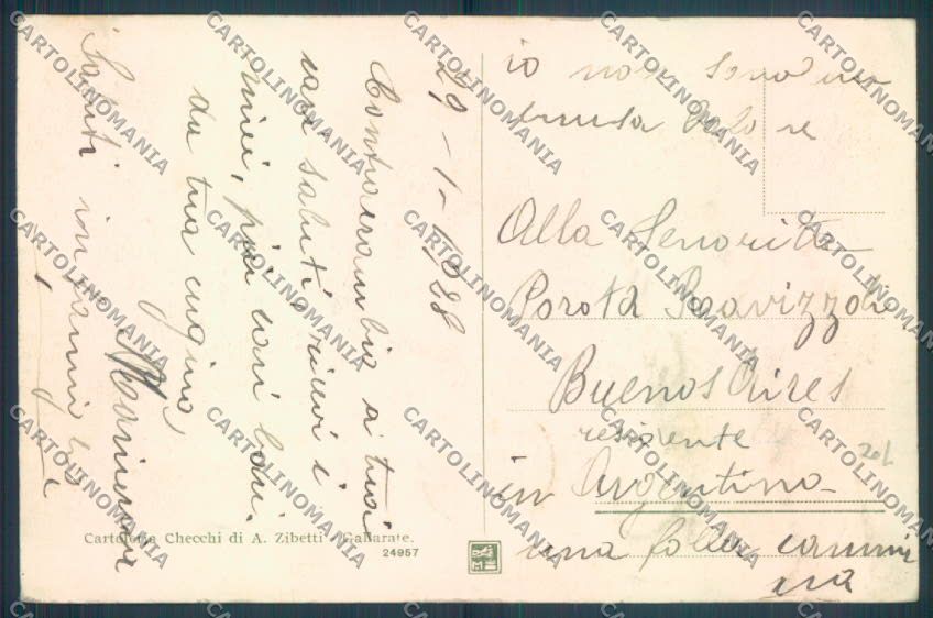 Varese Gallarate cartolina LQ8448 – retro