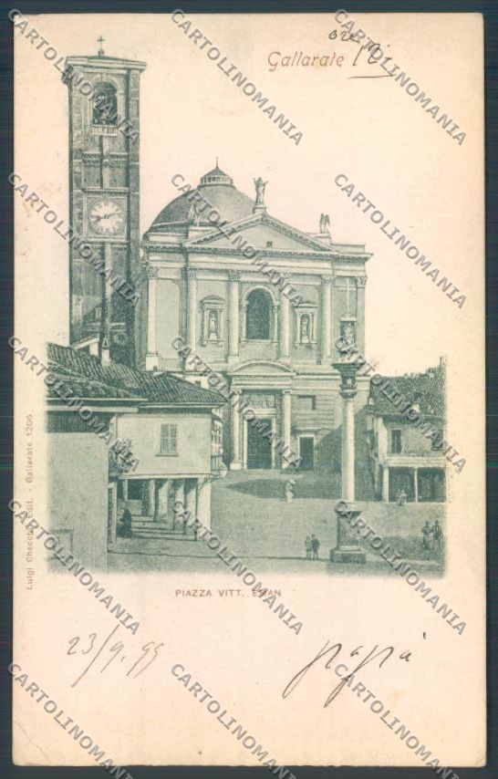 Varese Gallarate PIEGHE cartolina LQ8449 – fronte