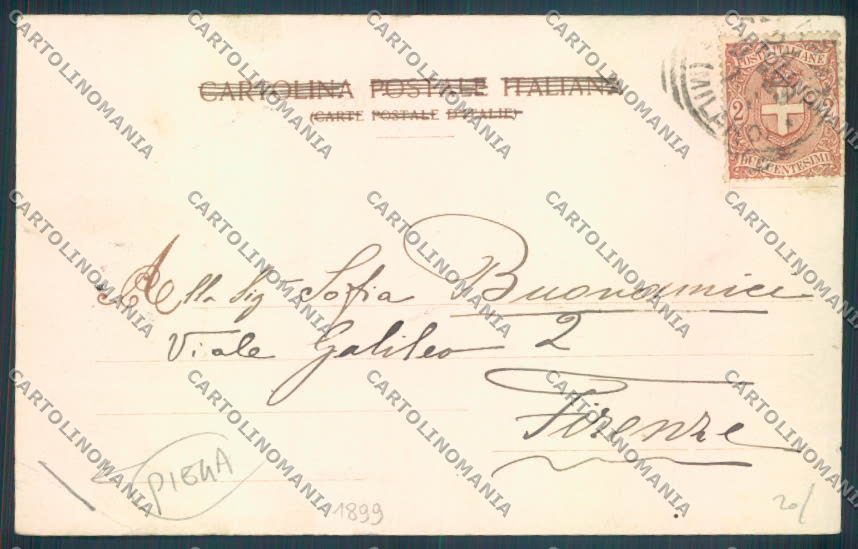 Varese Gallarate PIEGA cartolina LQ8450 – retro