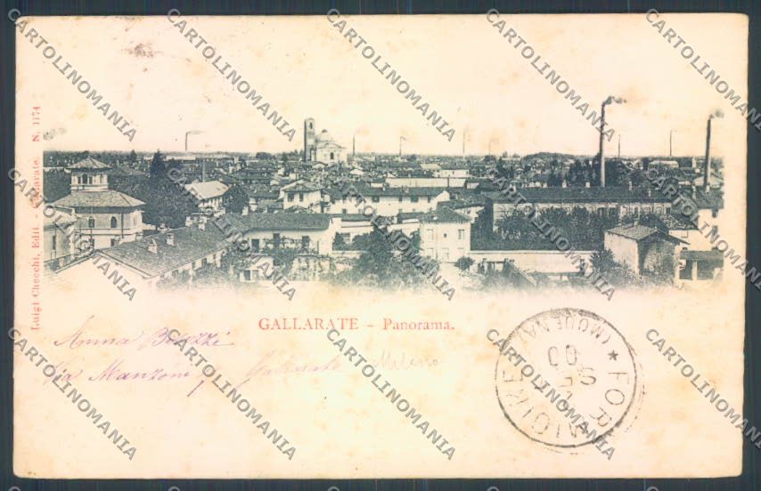 Varese Gallarate cartolina LQ8454 – fronte