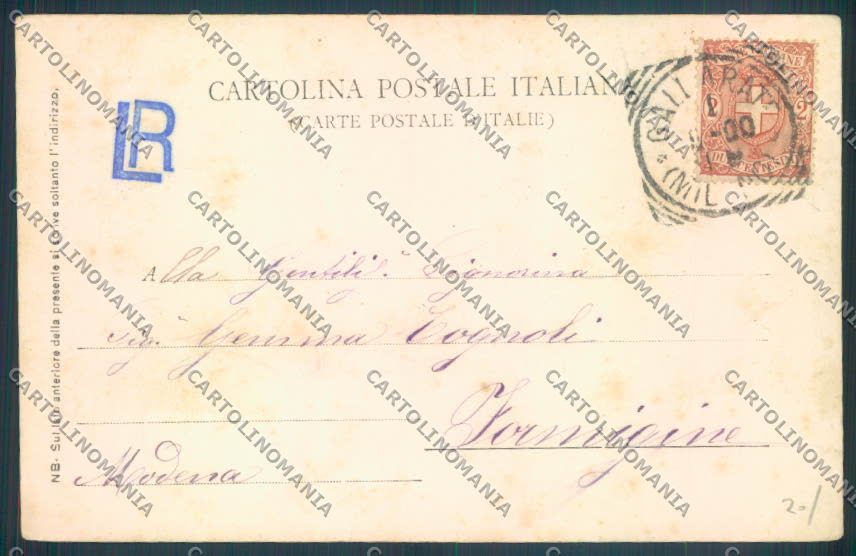 Varese Gallarate cartolina LQ8454 – retro