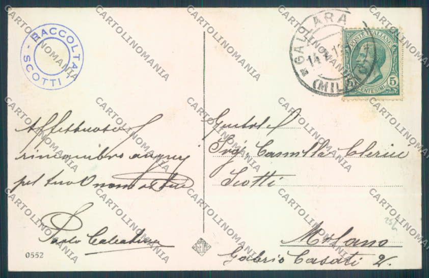 Varese Gallarate cartolina LQ8457 – retro