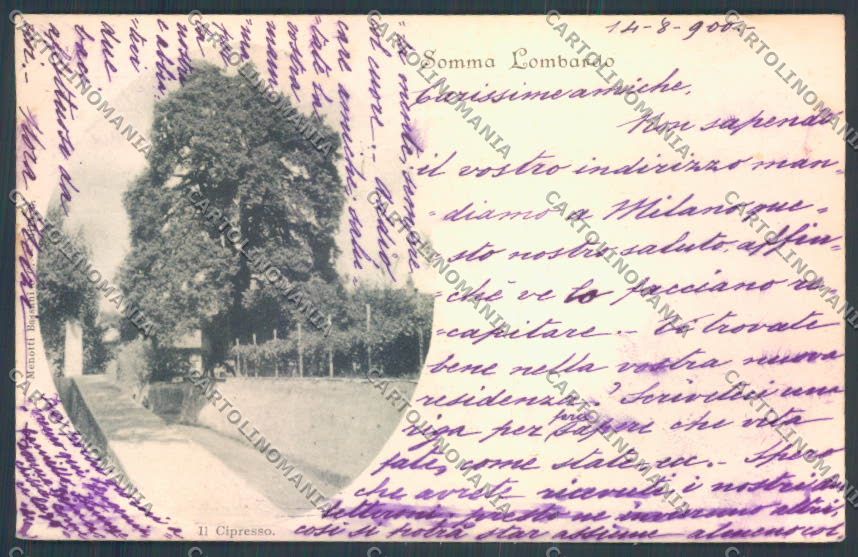 Varese Somma Lombardo cartolina LQ8461 – fronte