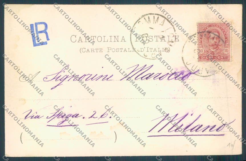 Varese Somma Lombardo cartolina LQ8461 – retro