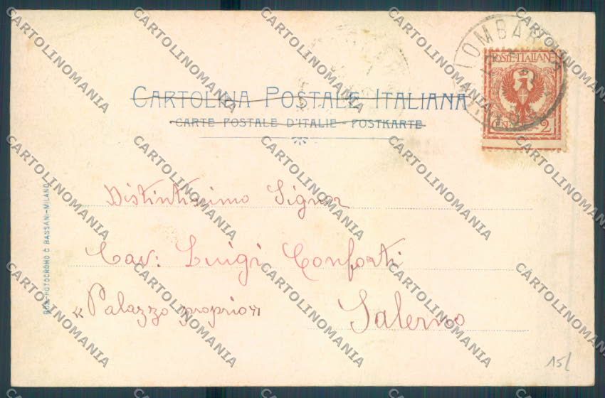 Varese Somma Lombardo cartolina LQ8469 – retro
