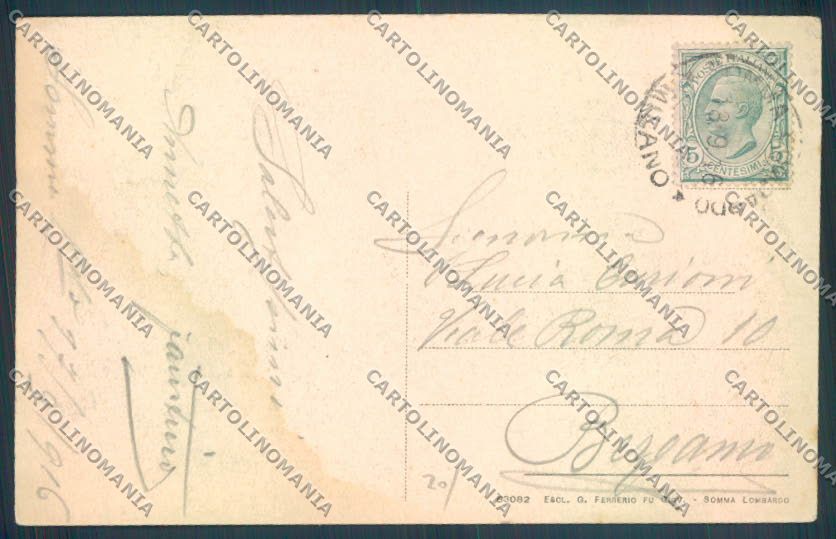 Varese Somma Lombardo cartolina LQ8480 – retro
