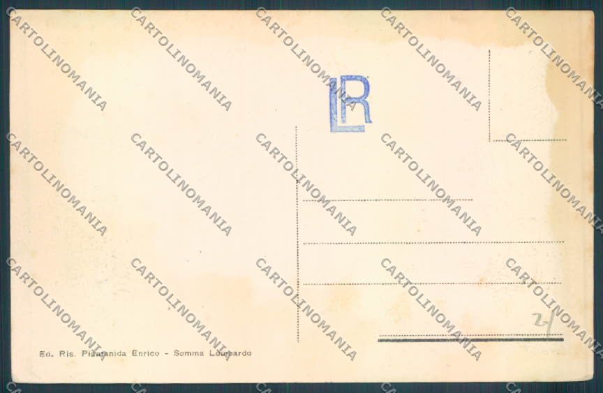 Varese Somma Lombardo Barca cartolina LQ8482 – retro