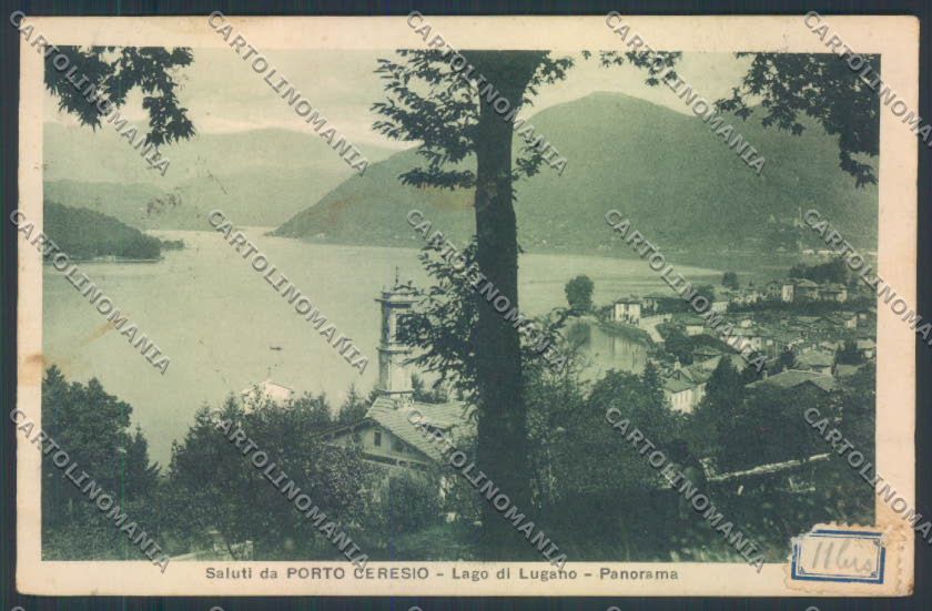 Varese Porto Ceresio cartolina LQ8542 – fronte