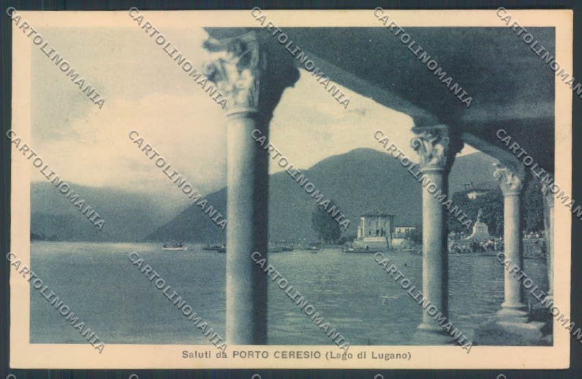 Varese Porto Ceresio Saluti da cartolina LQ8547 – fronte