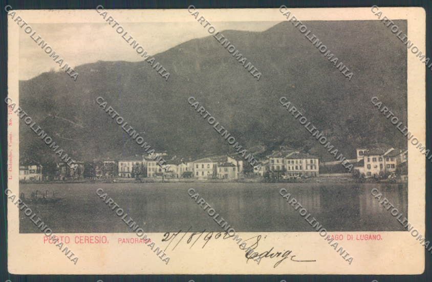 Varese Porto Ceresio cartolina LQ8548 – fronte