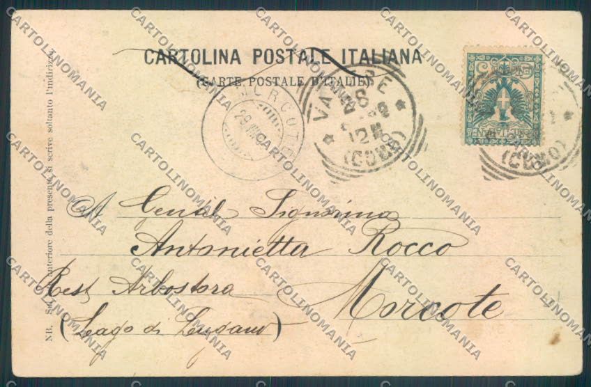 Varese Porto Ceresio cartolina LQ8548 – retro