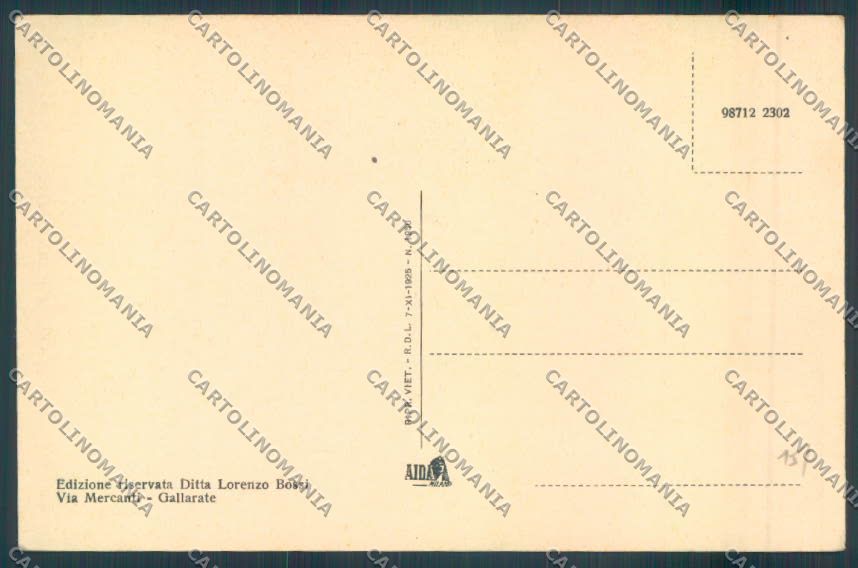 Varese Gallarate Crenna cartolina LQ8552 – retro