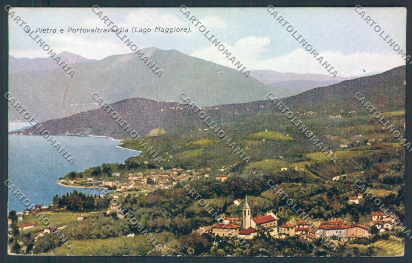Varese Porto Valtravaglia San Pietro cartolina LQ8561 – fronte
