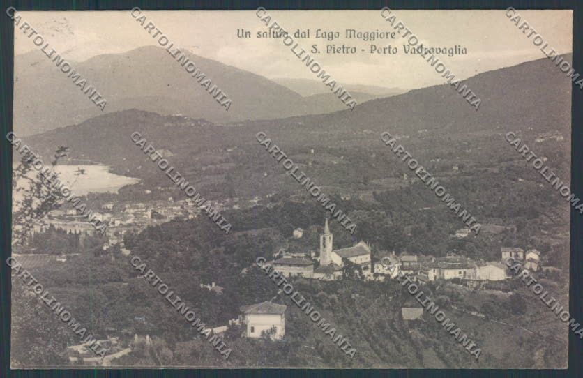 Varese Porto Valtravaglia San Pietro Saluti da cartolina LQ8563 – fronte