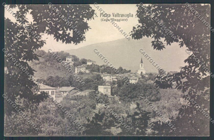 Varese Porto Valtravaglia San Pietro cartolina LQ8565 – fronte