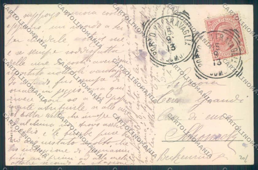 Varese Porto Valtravaglia San Pietro cartolina LQ8565 – retro