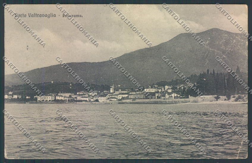 Varese Porto Valtravaglia PIEGHE cartolina LQ8583 – fronte