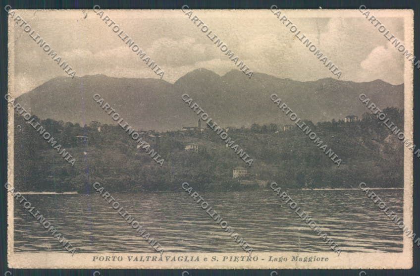 Varese Porto Valtravaglia PIEGA cartolina LQ8585 – fronte