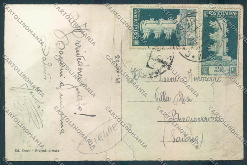Varese Porto Valtravaglia STRAPPO PIEGHE Foto cartolina LQ8588 – retro