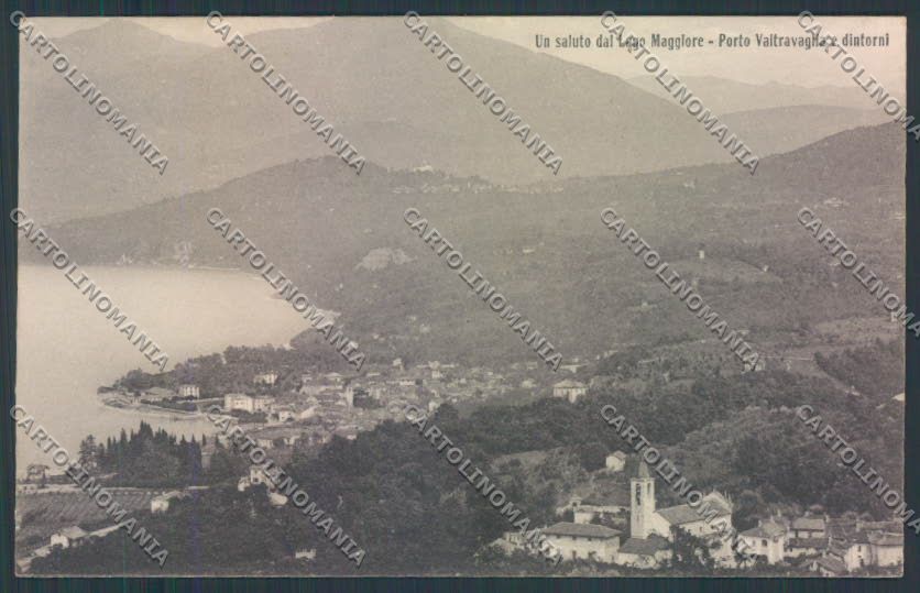Varese Porto Valtravaglia Saluti da cartolina LQ8589 – fronte