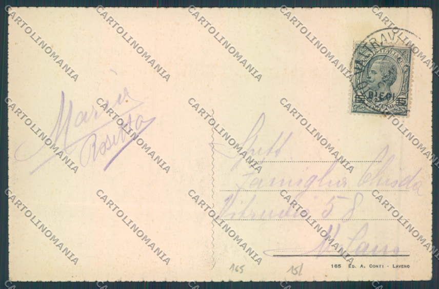 Varese Porto Valtravaglia Saluti da cartolina LQ8590 – retro