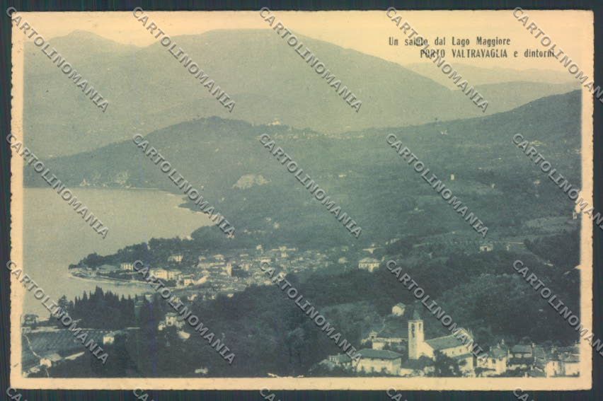 Varese Porto Valtravaglia Saluti da PIEGA cartolina LQ8591 – fronte