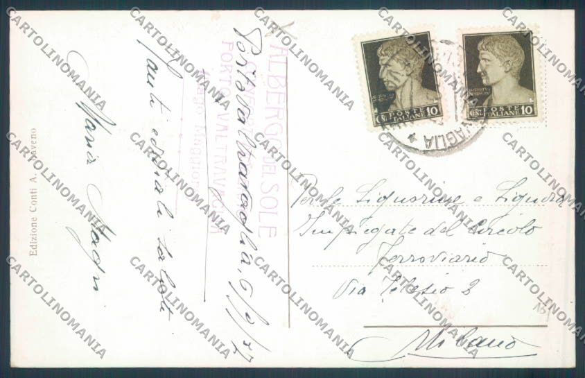 Varese Porto Valtravaglia cartolina LQ8601 – retro
